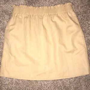 J Crew Sidewalk Skirt in Tan